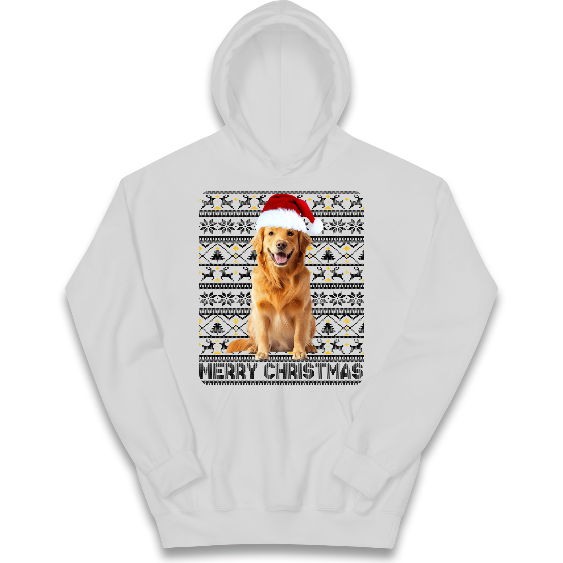 Merry Christmas Dog kids hoodie