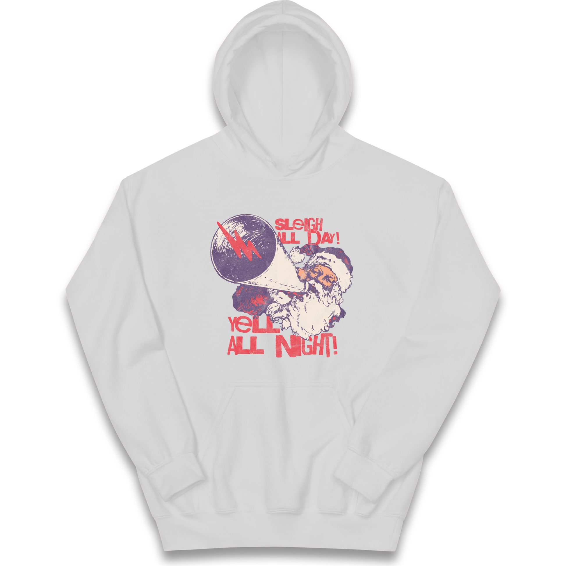 Sleigh All Day Yell All Night Santa Christmas kids hoodie
