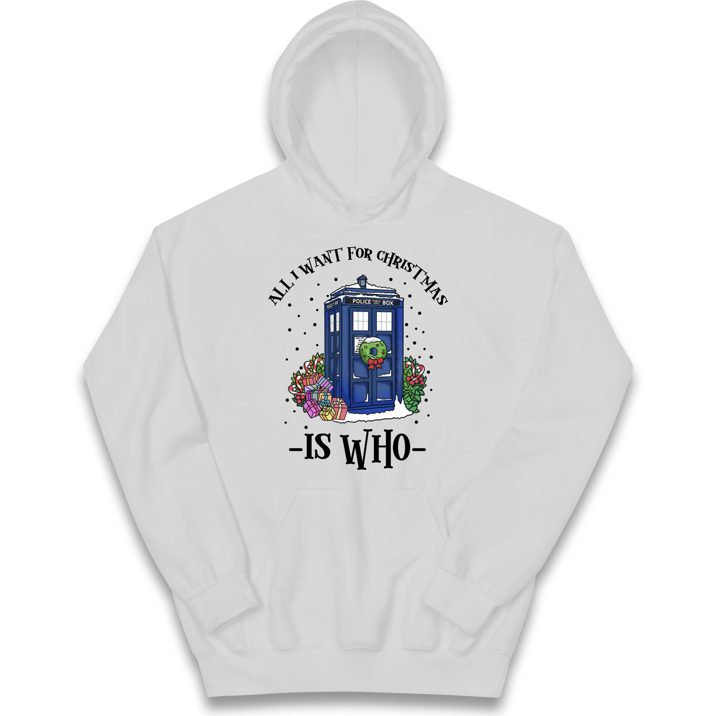 Dr Who Christmas kids hoodie