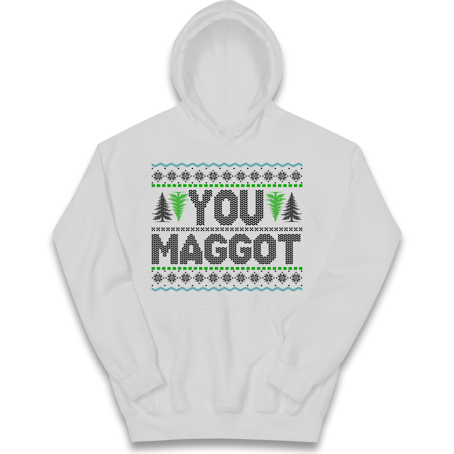 Christmas jumper kids hoodie