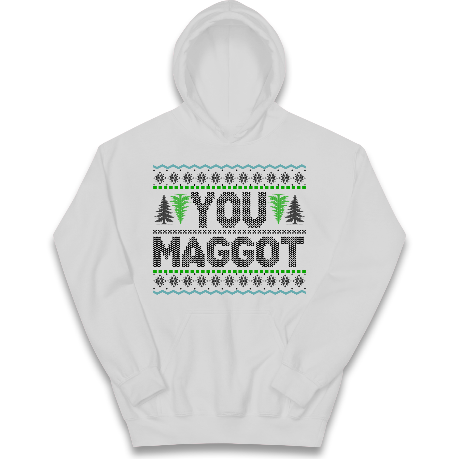 Christmas jumper kids hoodie