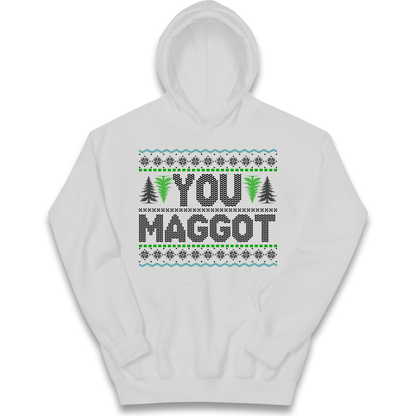 Christmas jumper kids hoodie