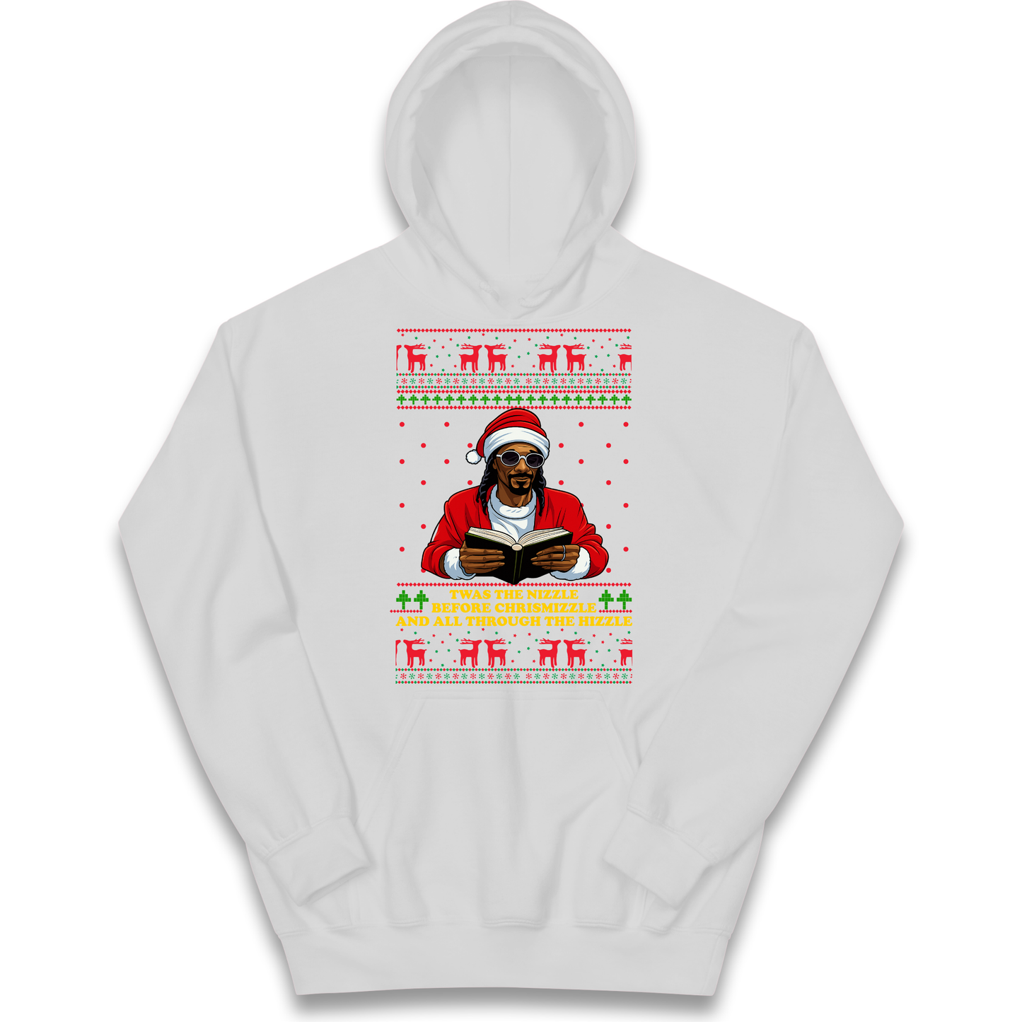 Snoop Dogg Nizzle Christmas Kids Hoodie