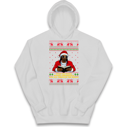Snoop Dogg Nizzle Christmas Kids Hoodie