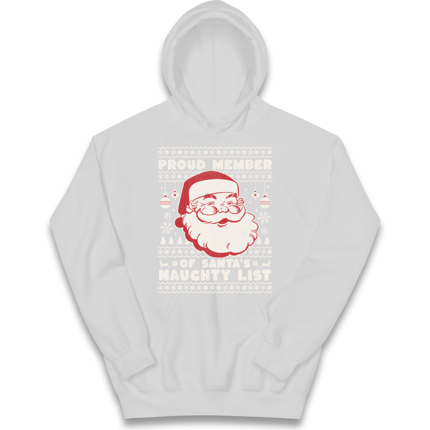 Proud Member Of Santas Naughty List Christmas kids hoodie