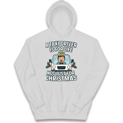 Taxi Driver Christmas Kids Hoodie