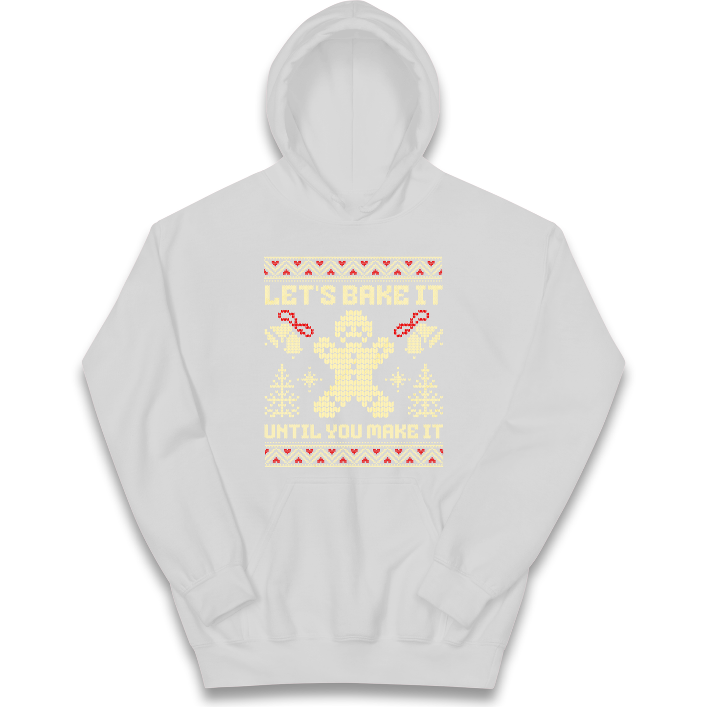 Lets Bake It Until You Make it Christmas kids hoodie