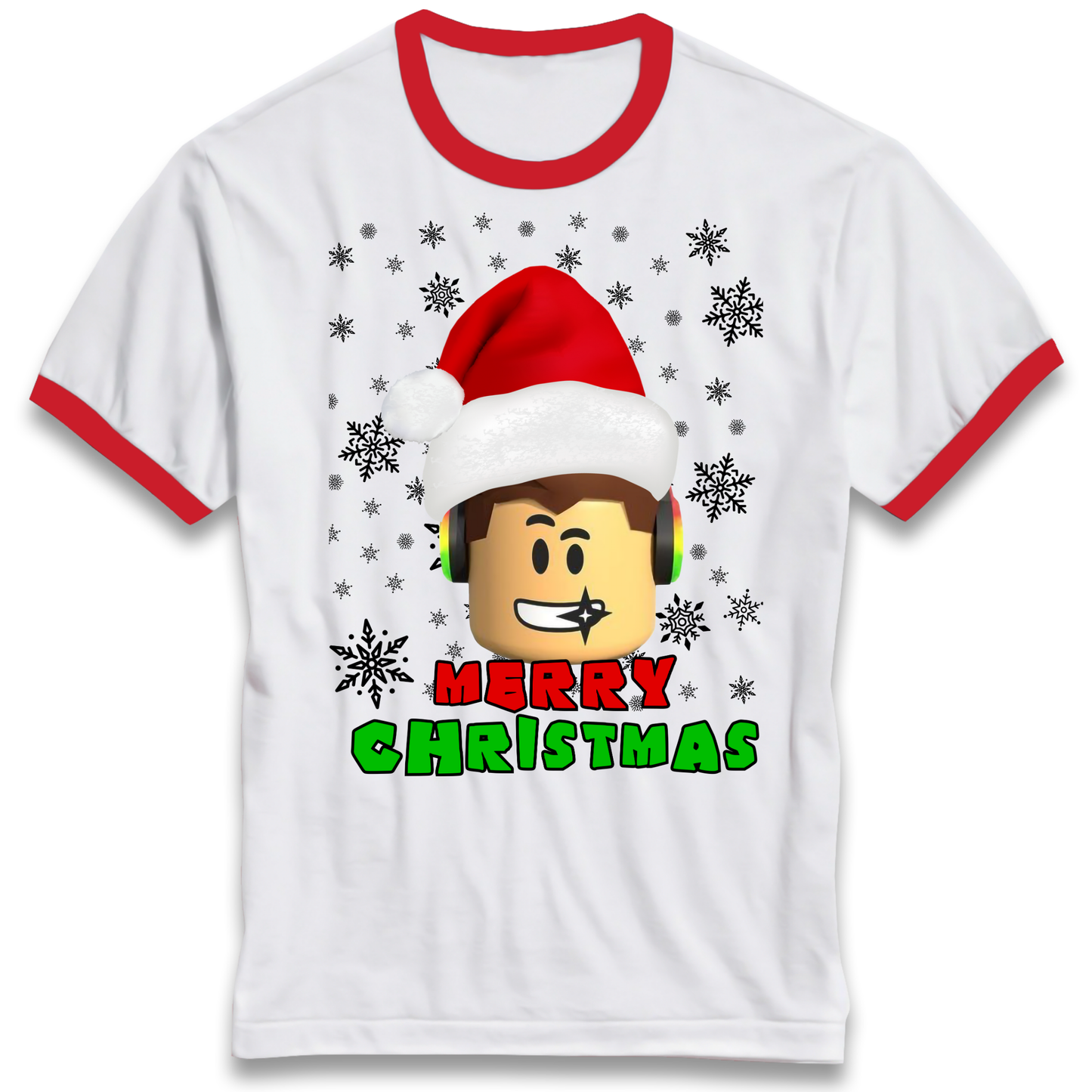 Roblox christmas Ringer T Shirt