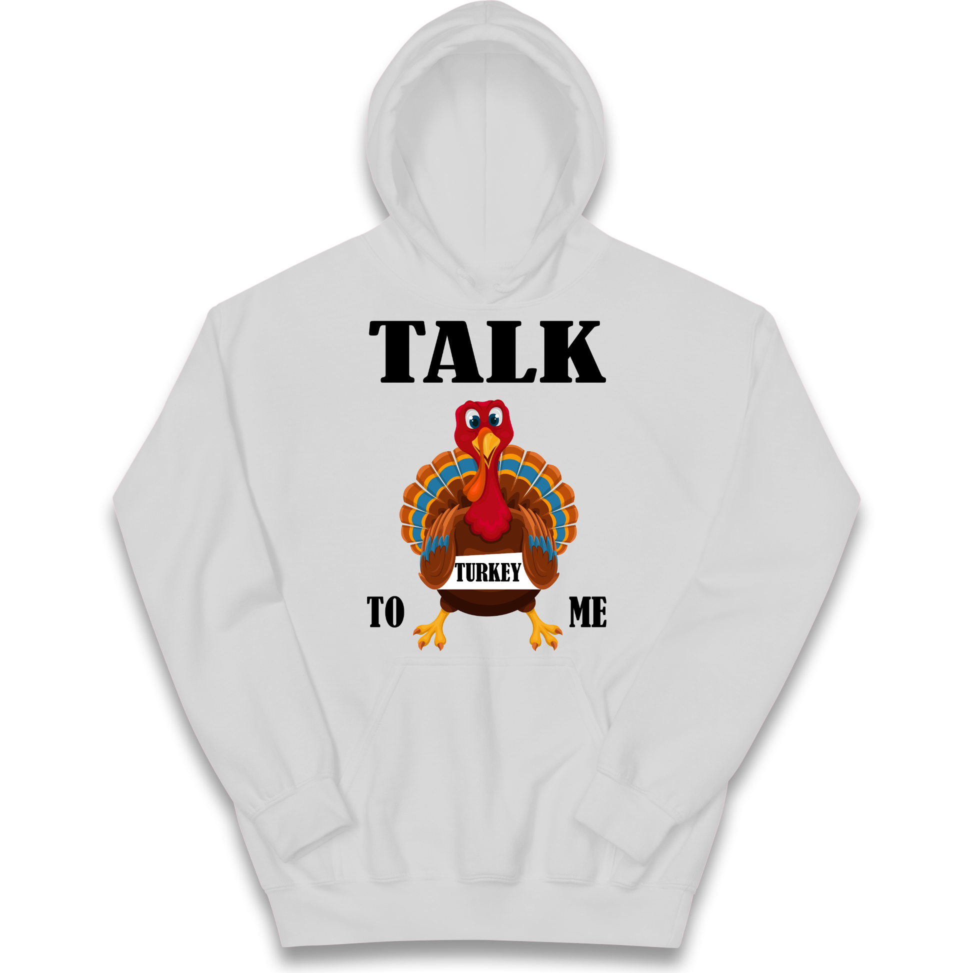 Talk Turkey To Me Christmas kids hoodie
