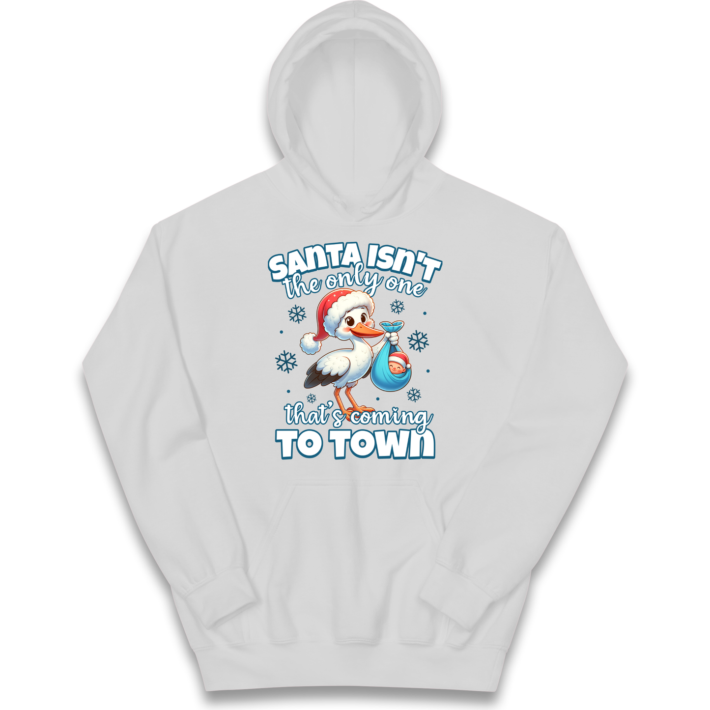Santa isn't The Only One Thats Coming To Town Christmas kids hoodie