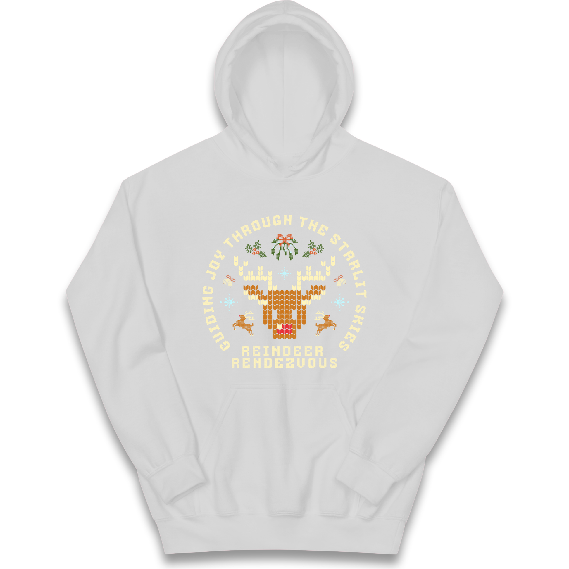 Reindeer Rendezvous Christmas kids hoodie
