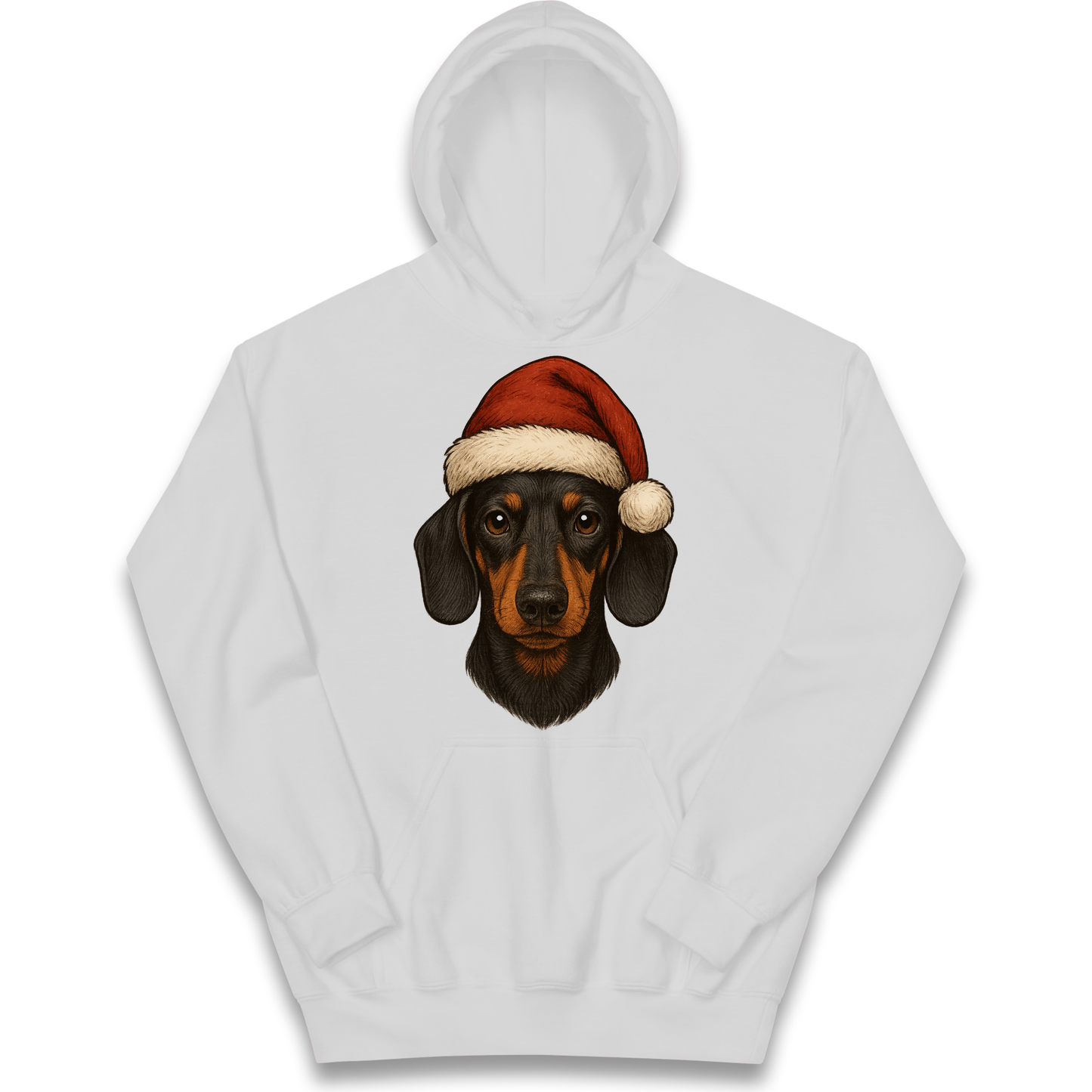 Sausage Dog Christmas Kids Hoodie