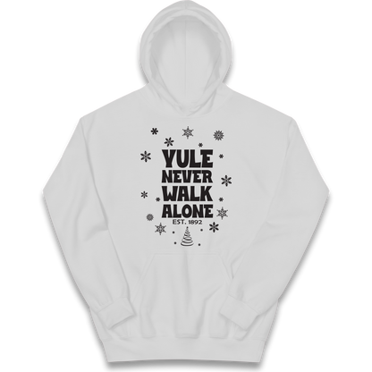 Yule Never Walk Alone Liverpool Christmas kids hoodie