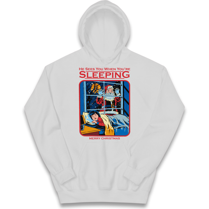Creepy Santa Claus Christmas kids hoodie