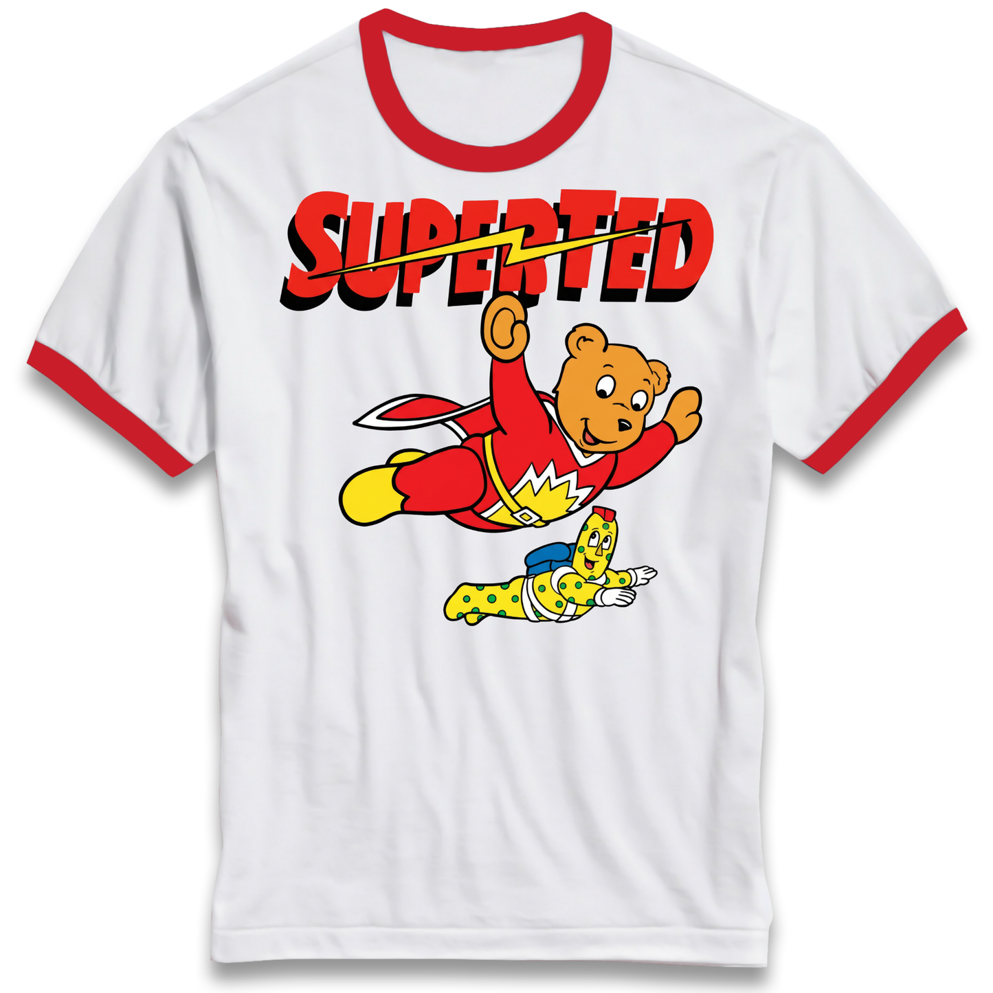 Super Ted Ringer T Shirt