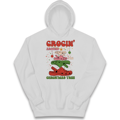 Crockin Around the Christmas Tree Christmas kids hoodie