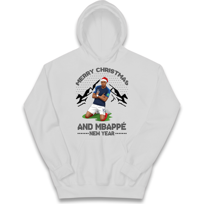 Mbappe Christmas Kids Hoodie