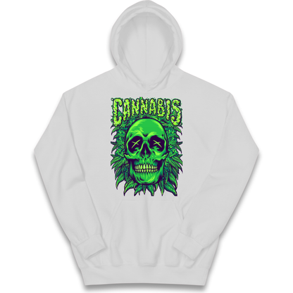 Cannabis Skull kids hoodie
