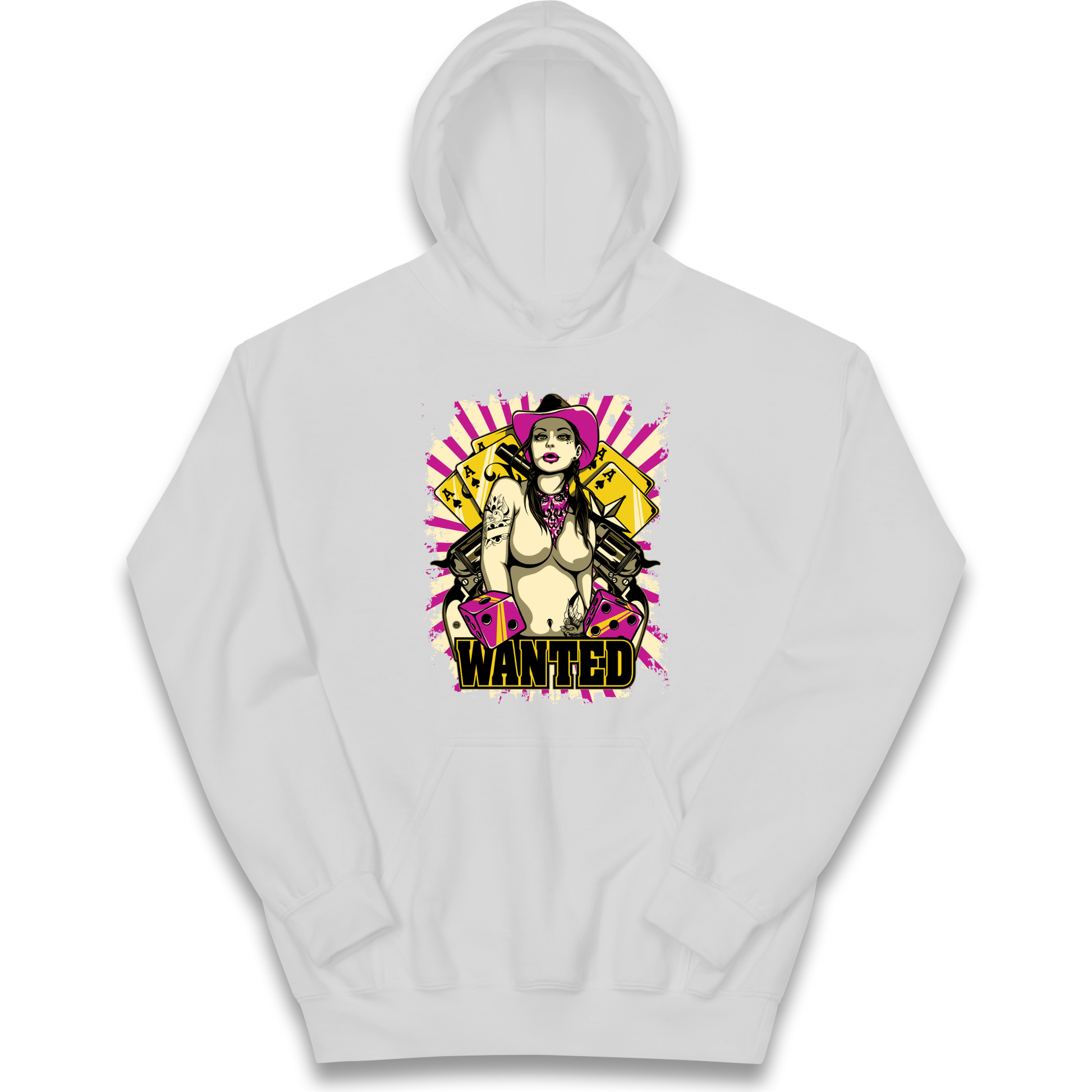 Wanted Ace Of Spades kids hoodie