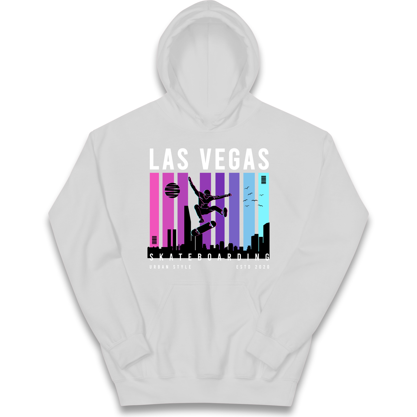 Las Vegas Skateboarding kids hoodie