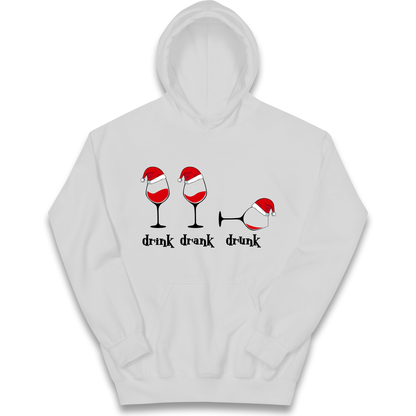 Drink Drank Drunk Kids Hoodie