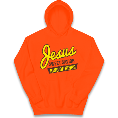 Jesus Sweet Saviour King of Kings Kids Hoodie