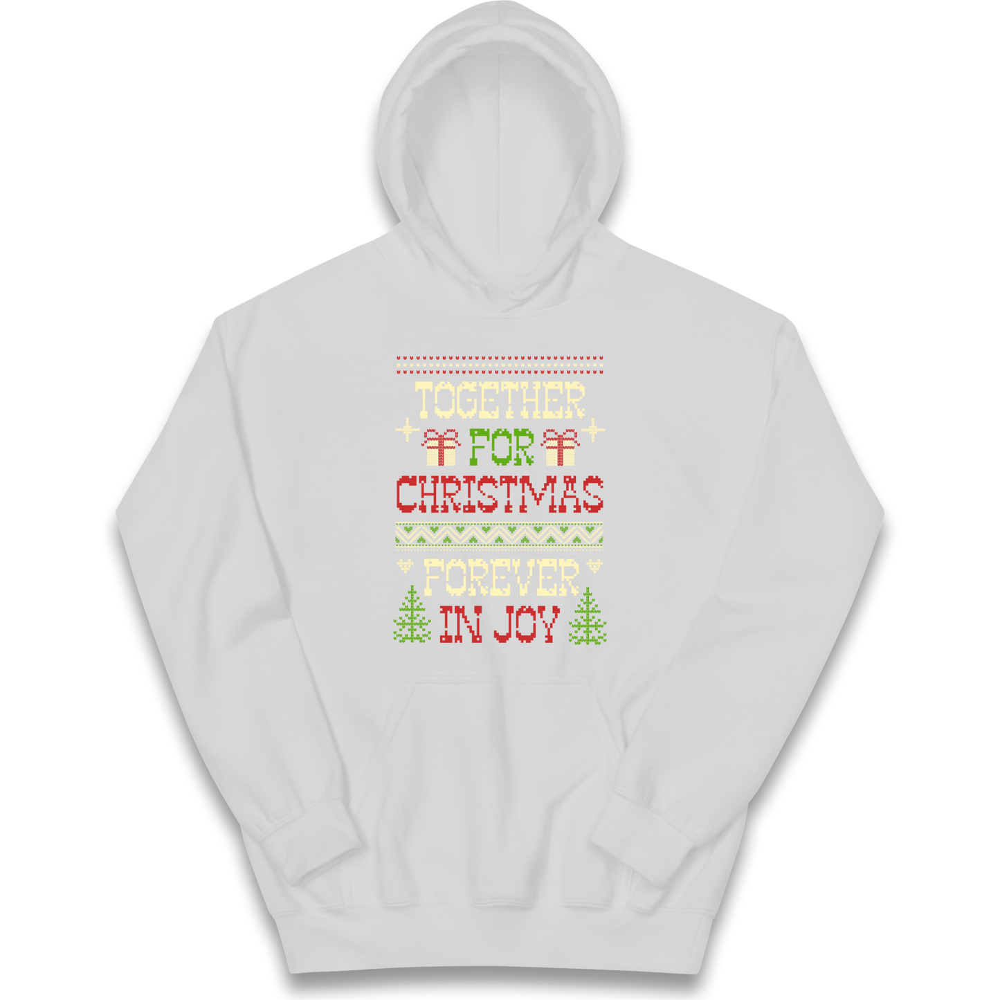 Together for Christmas Forever in Joy Christmas kids hoodie