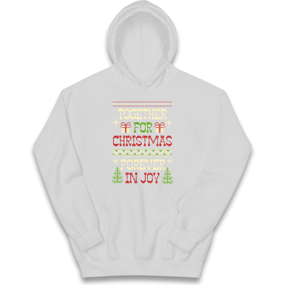 Together for Christmas Forever in Joy Christmas kids hoodie