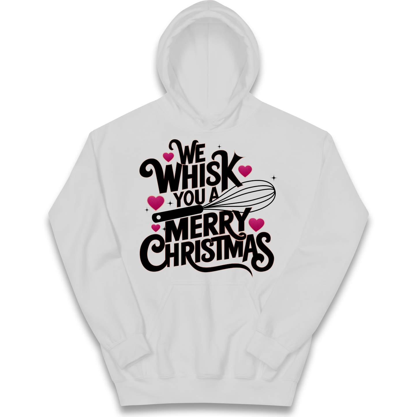 We Whisk You a Merry Christmas kids hoodie