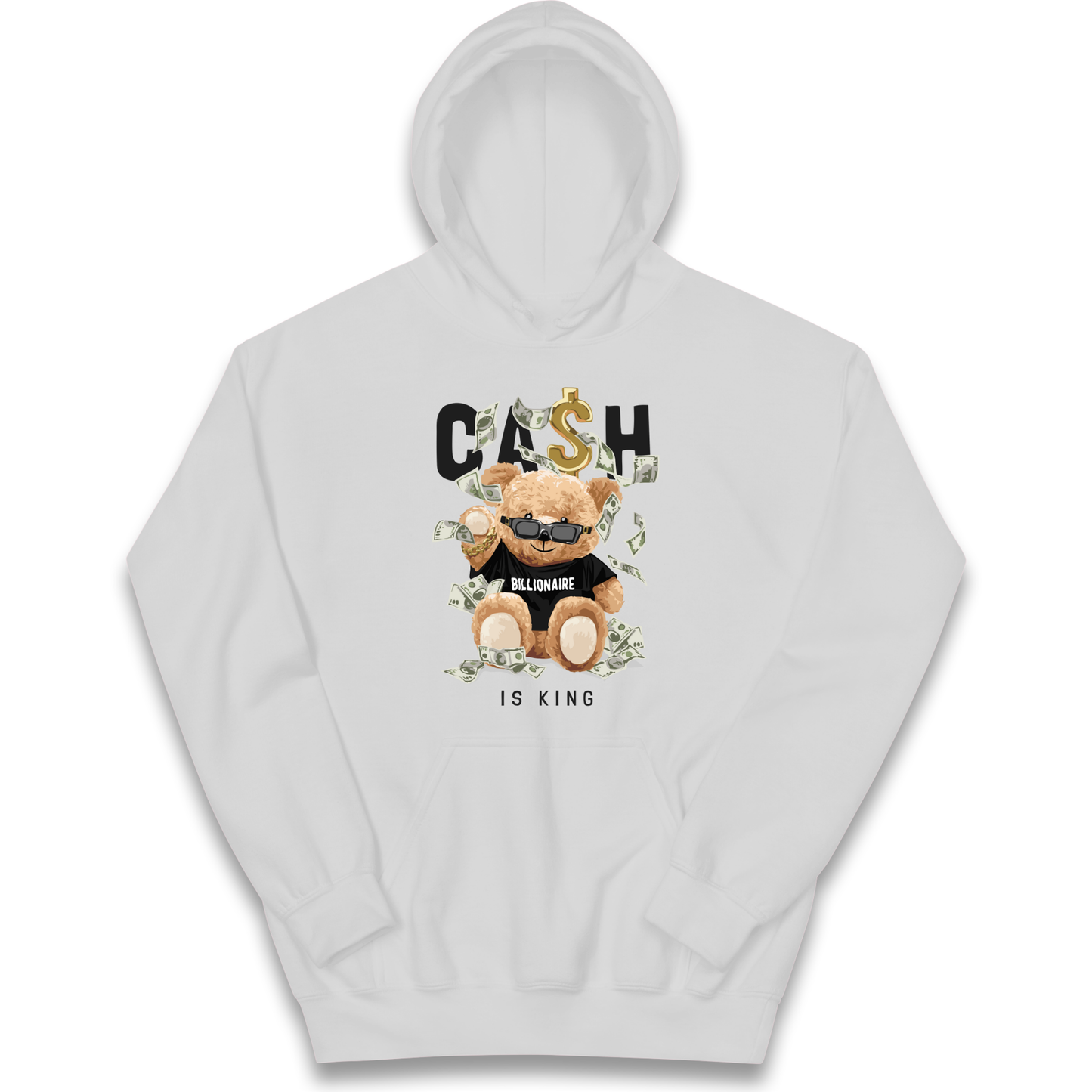 Teddy Bear Billionaire Streetwear kids hoodie