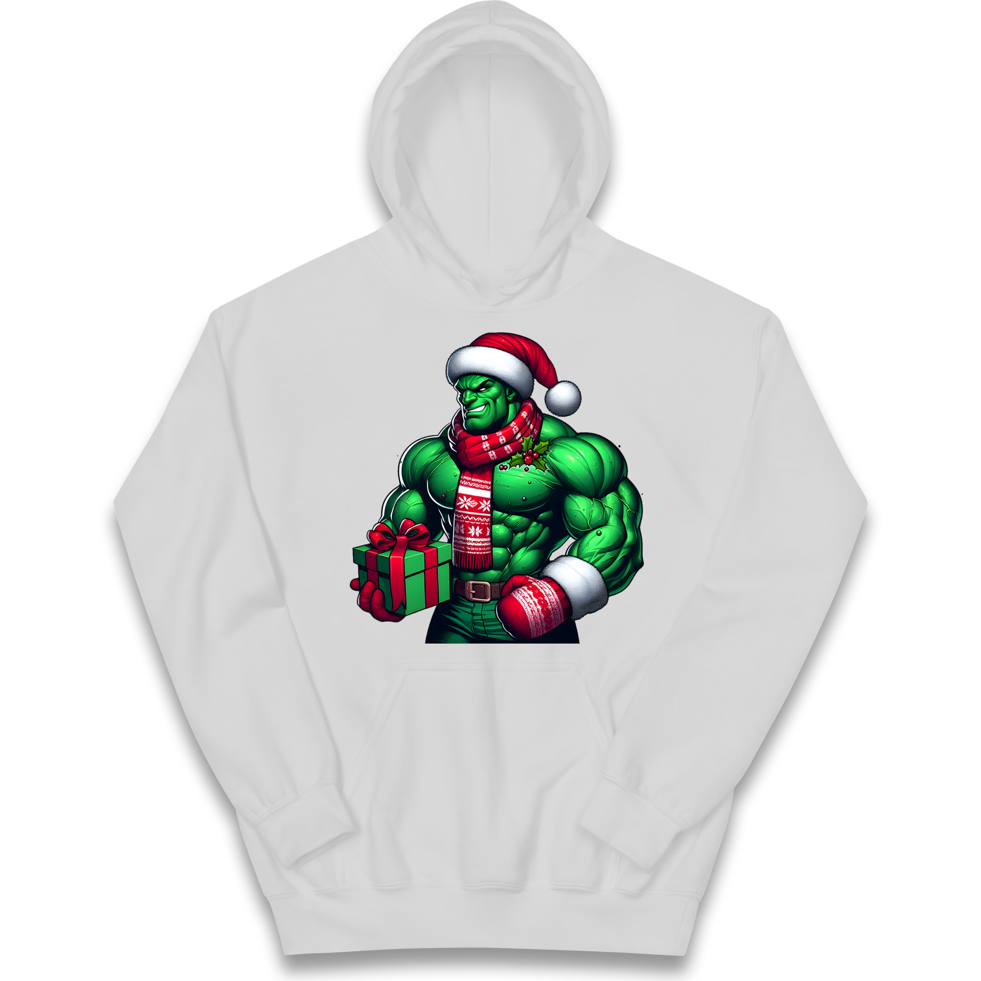 The Hulk Santa kids hoodie