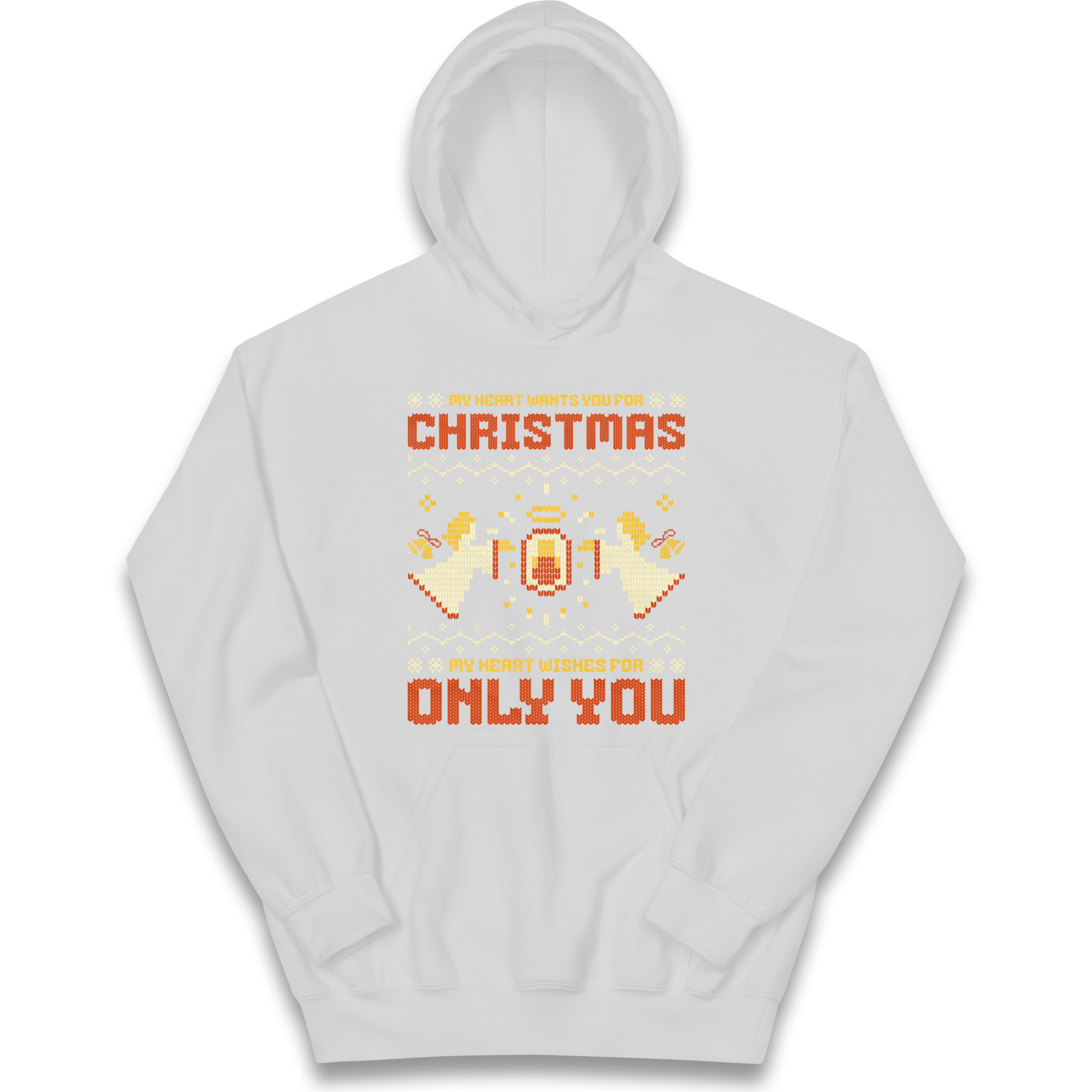 My Heart Wants You For Christmas Only You Christmas kids hoodie