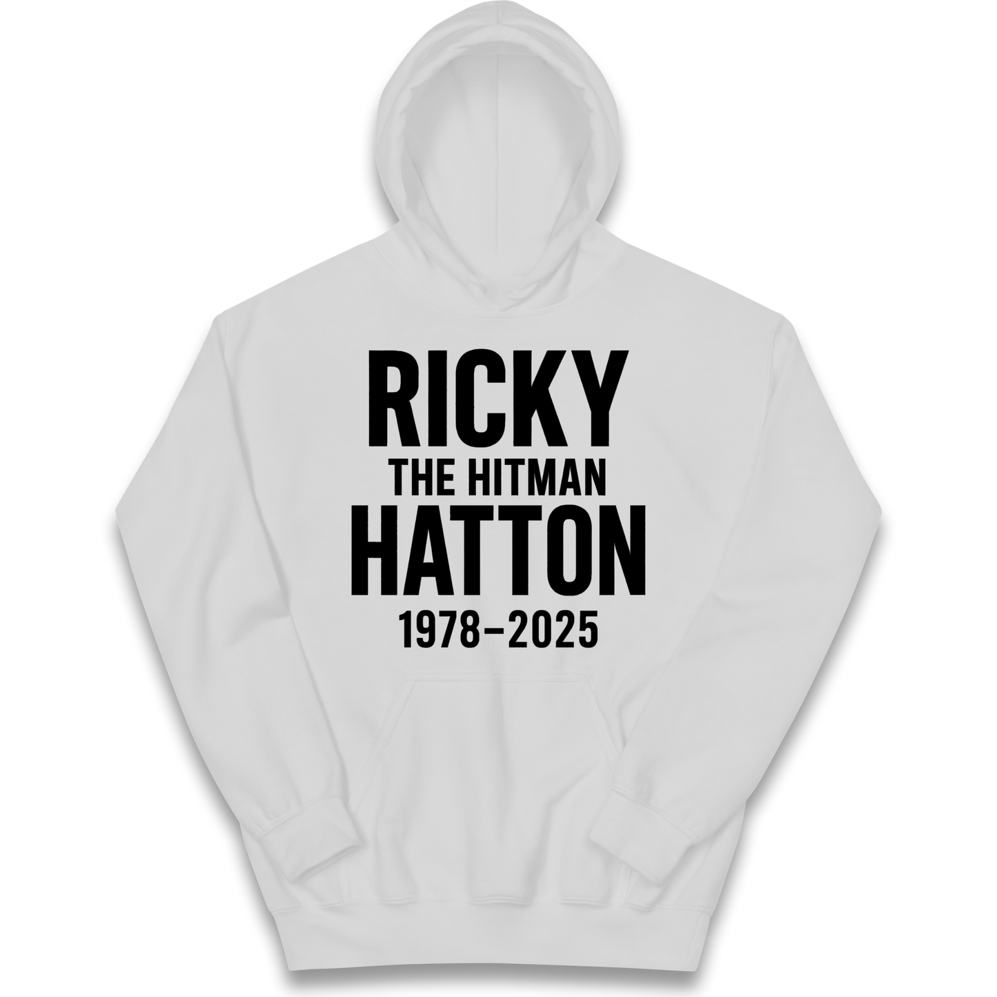 Ricky The Hitman Hatton 1978 2025 kids hoodie