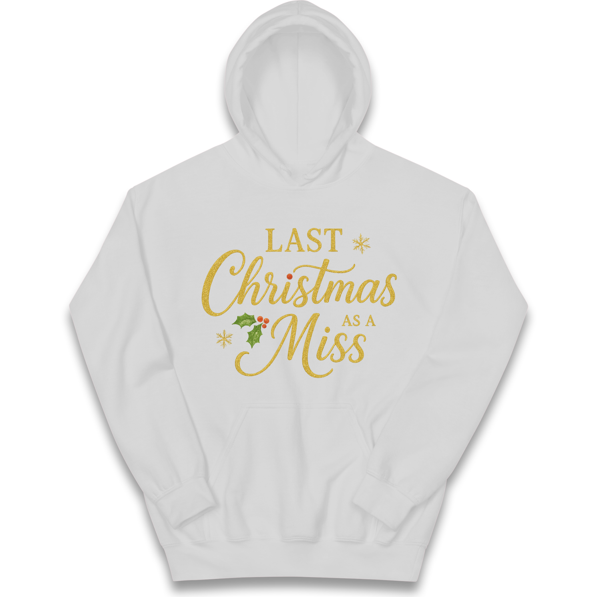Last Christmas as a Miss kids hoodie