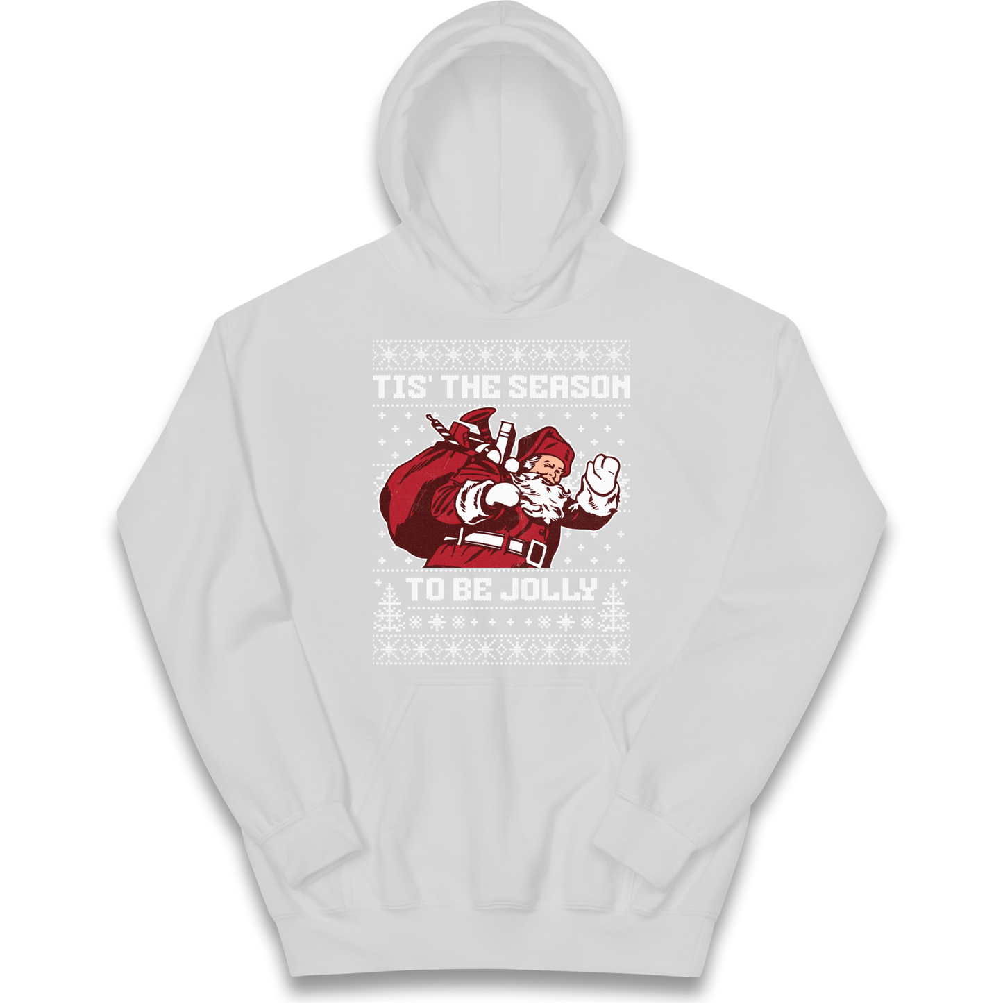 Tis The Season To Be Jolly Christmas kids hoodie
