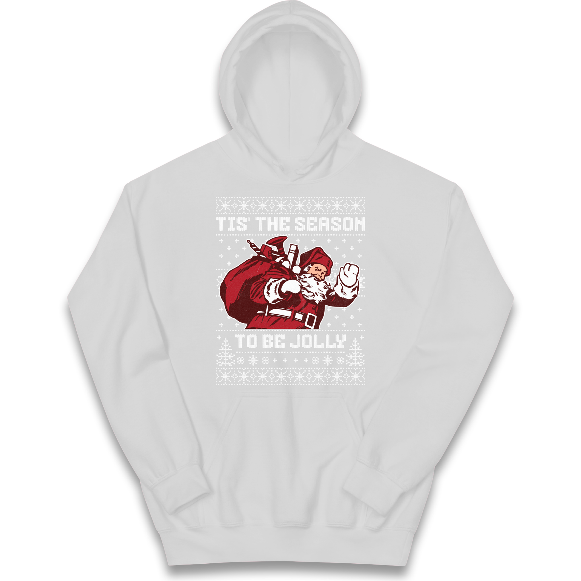Tis The Season To Be Jolly Christmas kids hoodie
