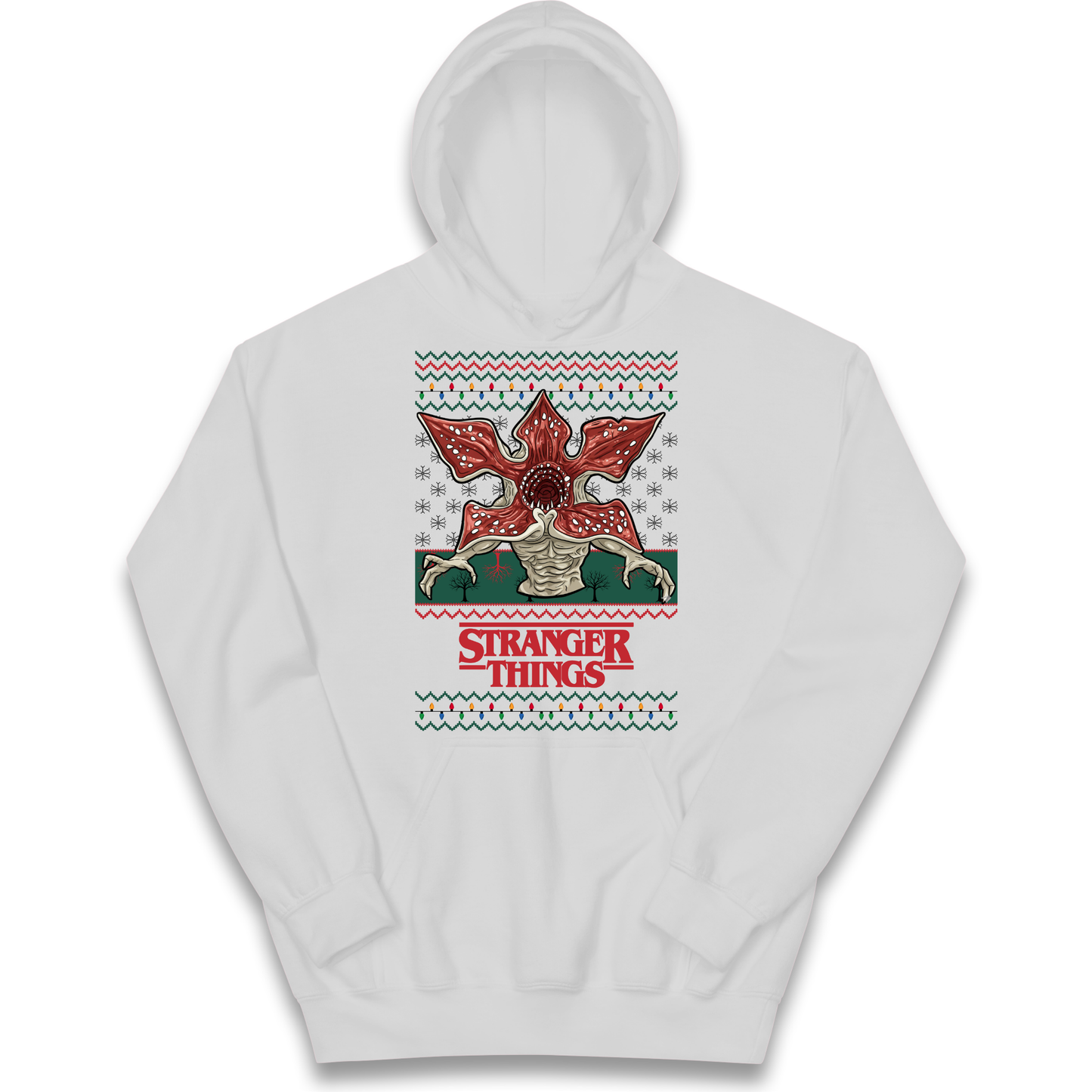 Demogorgon Christmas Kids Hoodie
