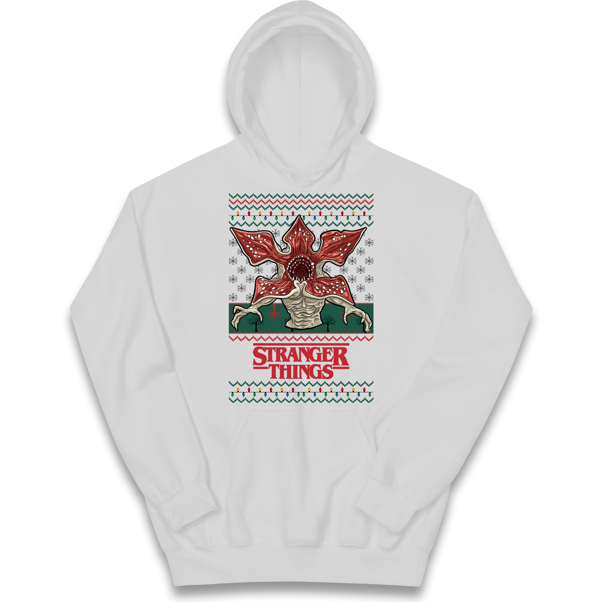 Demogorgon Christmas Kids Hoodie