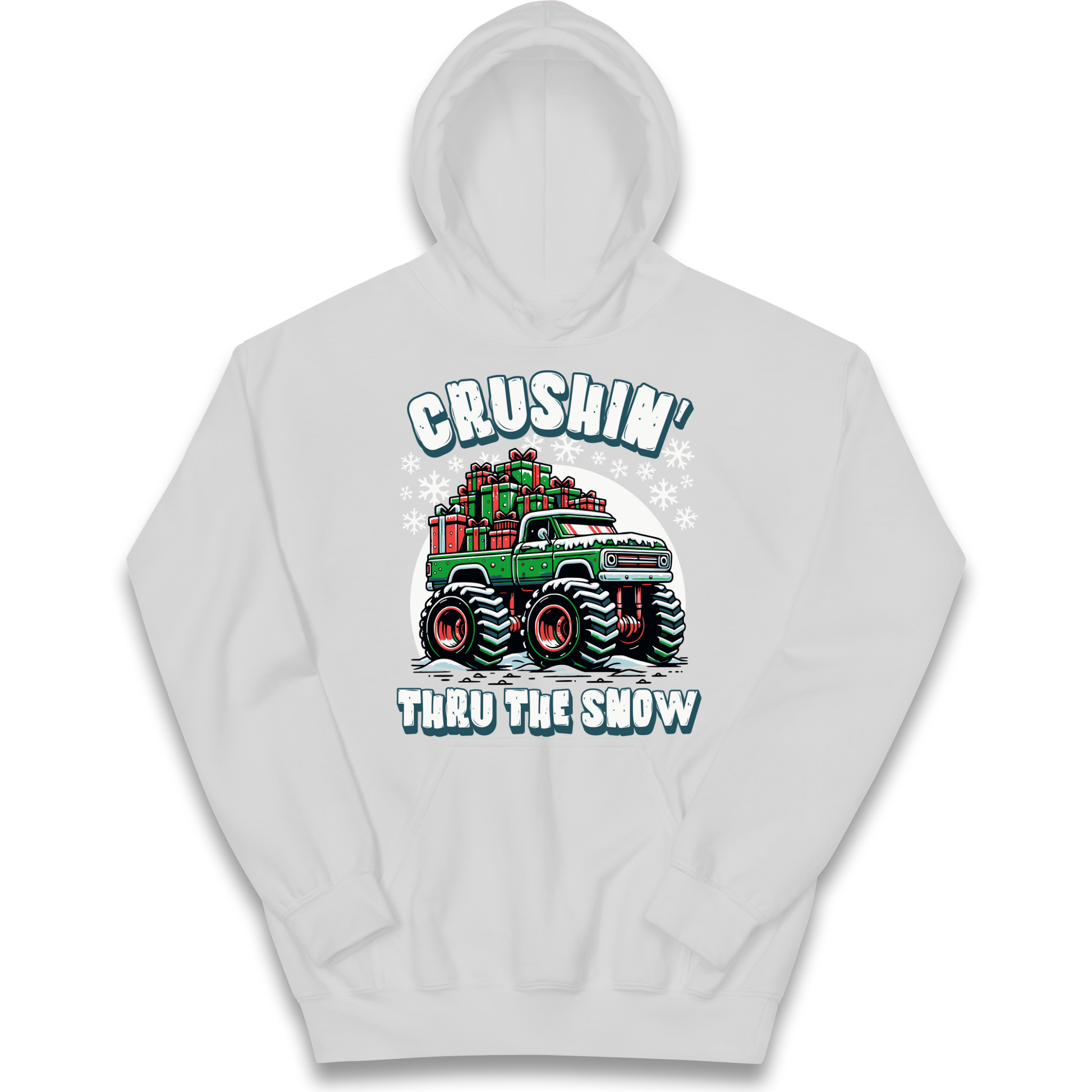 Crushin Thru The Snow kids hoodie