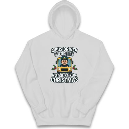 Bus Driver Christmas Kids Hoodie