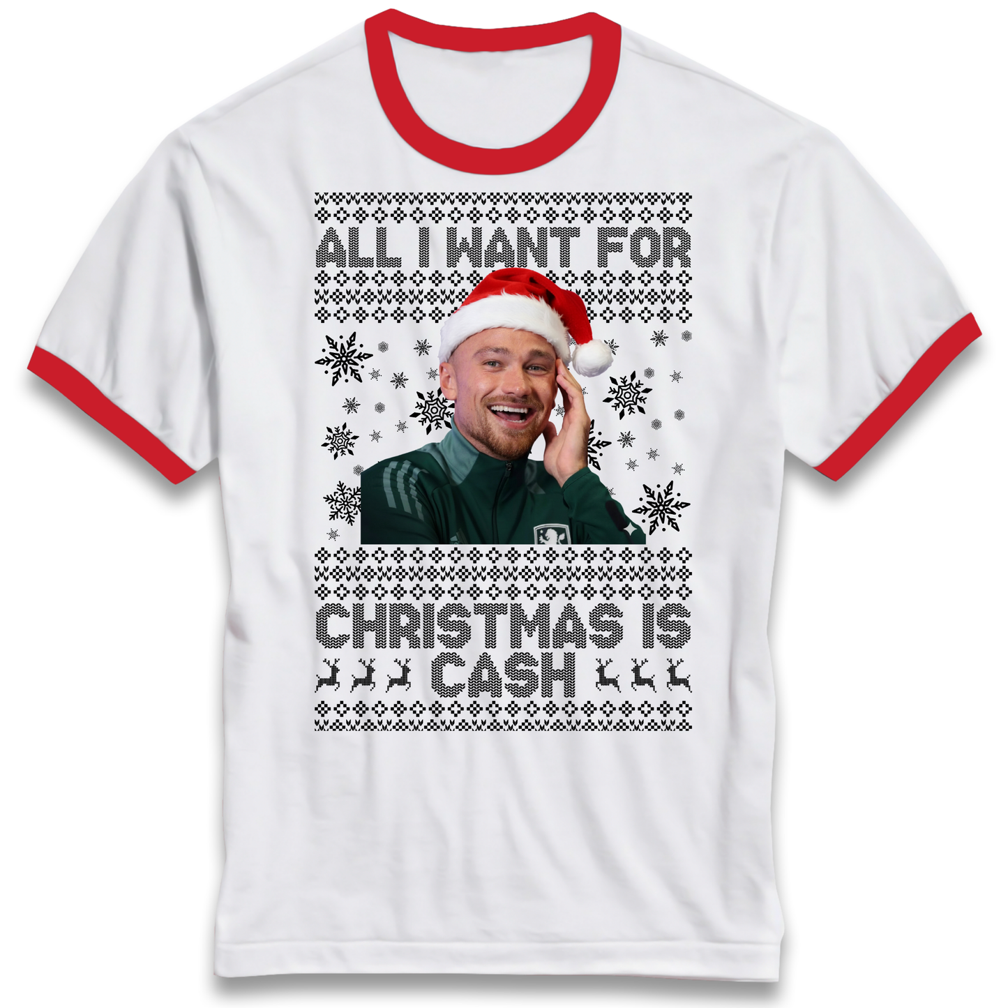 Matt Cash Christmas Ringer T Shirt