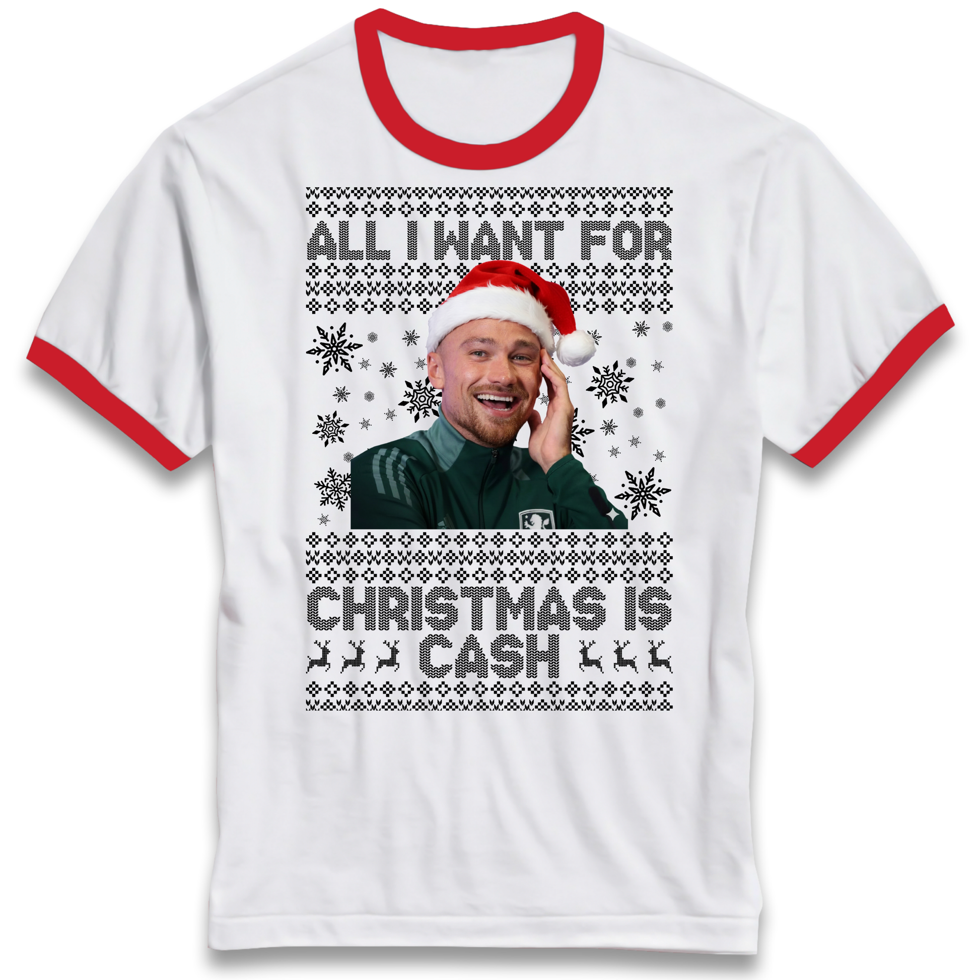 Matt Cash Christmas Ringer T Shirt