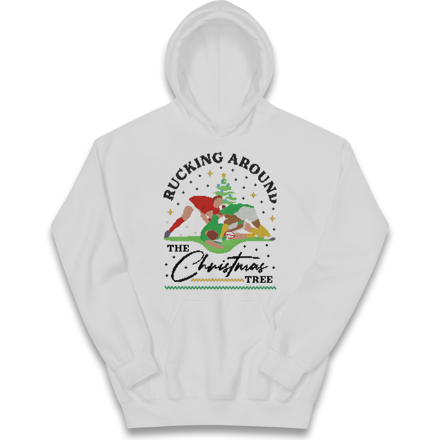 Rugby Christmas Kids Hoodie