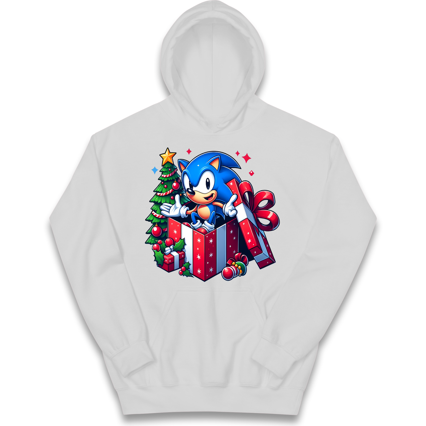 Sonic The Hedgehog Christmas kids hoodie