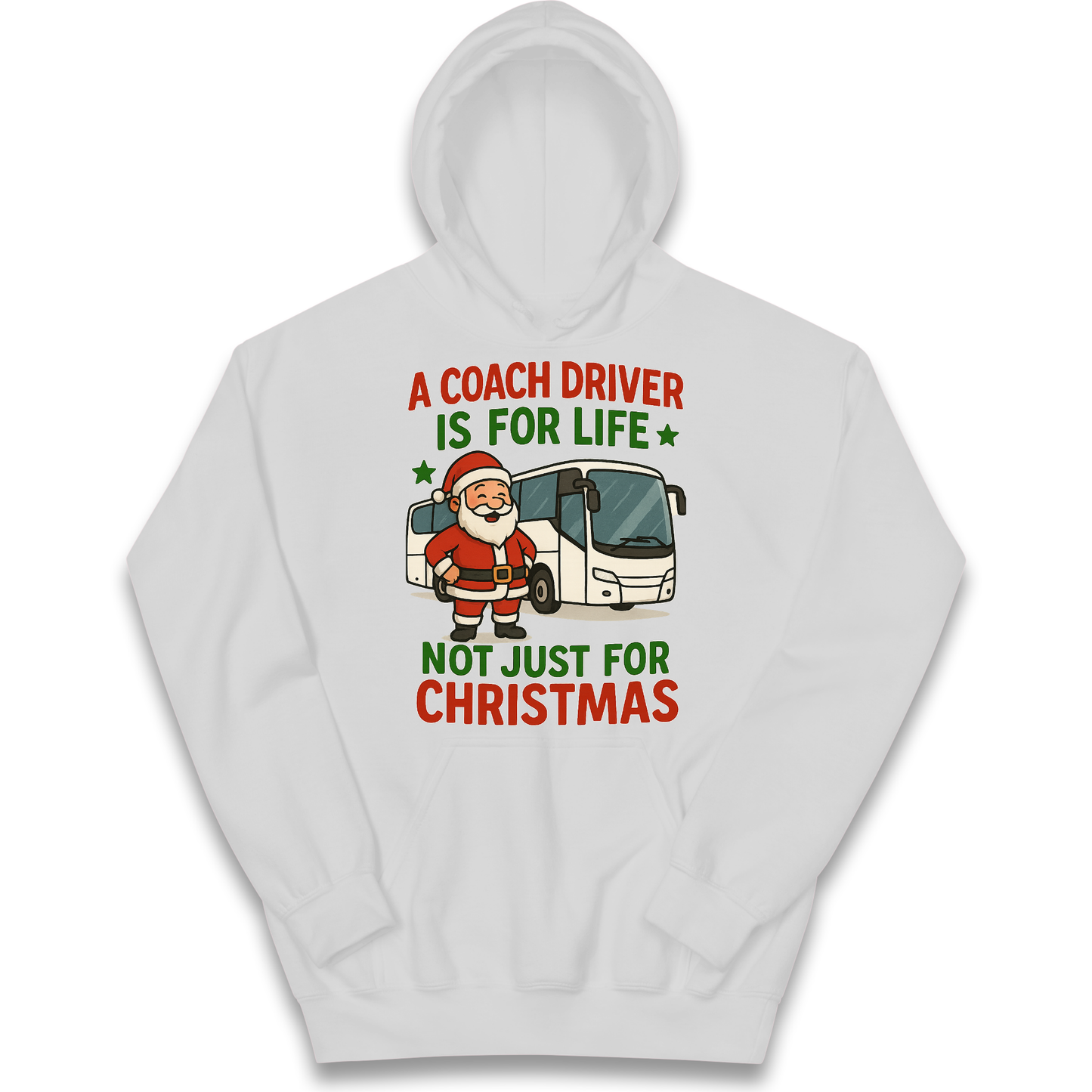 Coach Driver Christmas Kids Hoodie