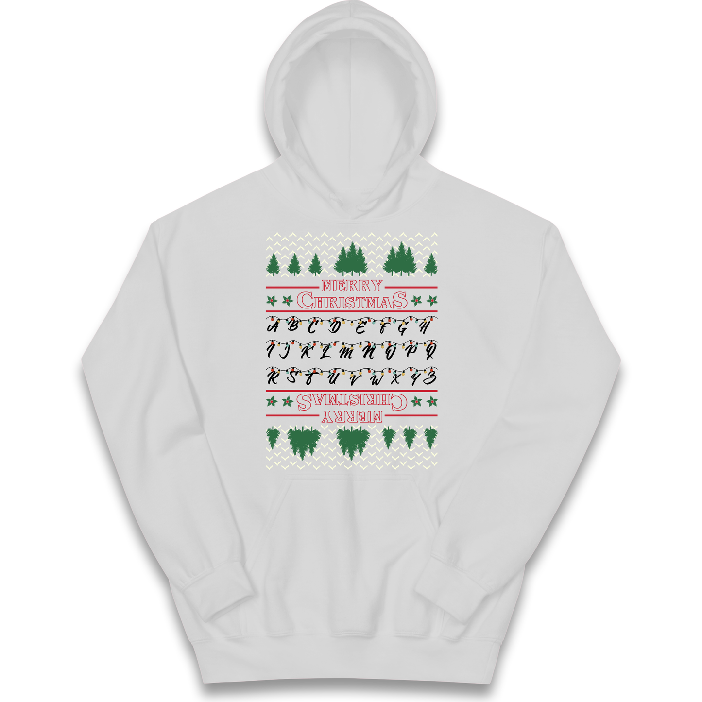 stranger things christmas jumper Kids Hoodie
