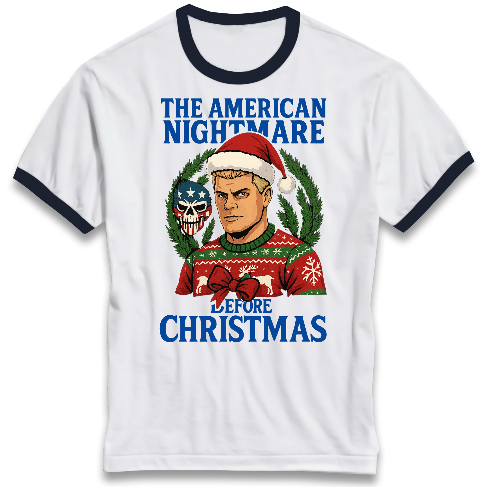 Cody Rhodes Christmas Ringer T Shirt