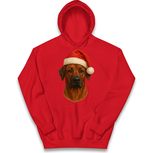 Rhodesian Ridgeback Christmas Kids Hoodie