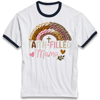 Mom Life Ringer T Shirt