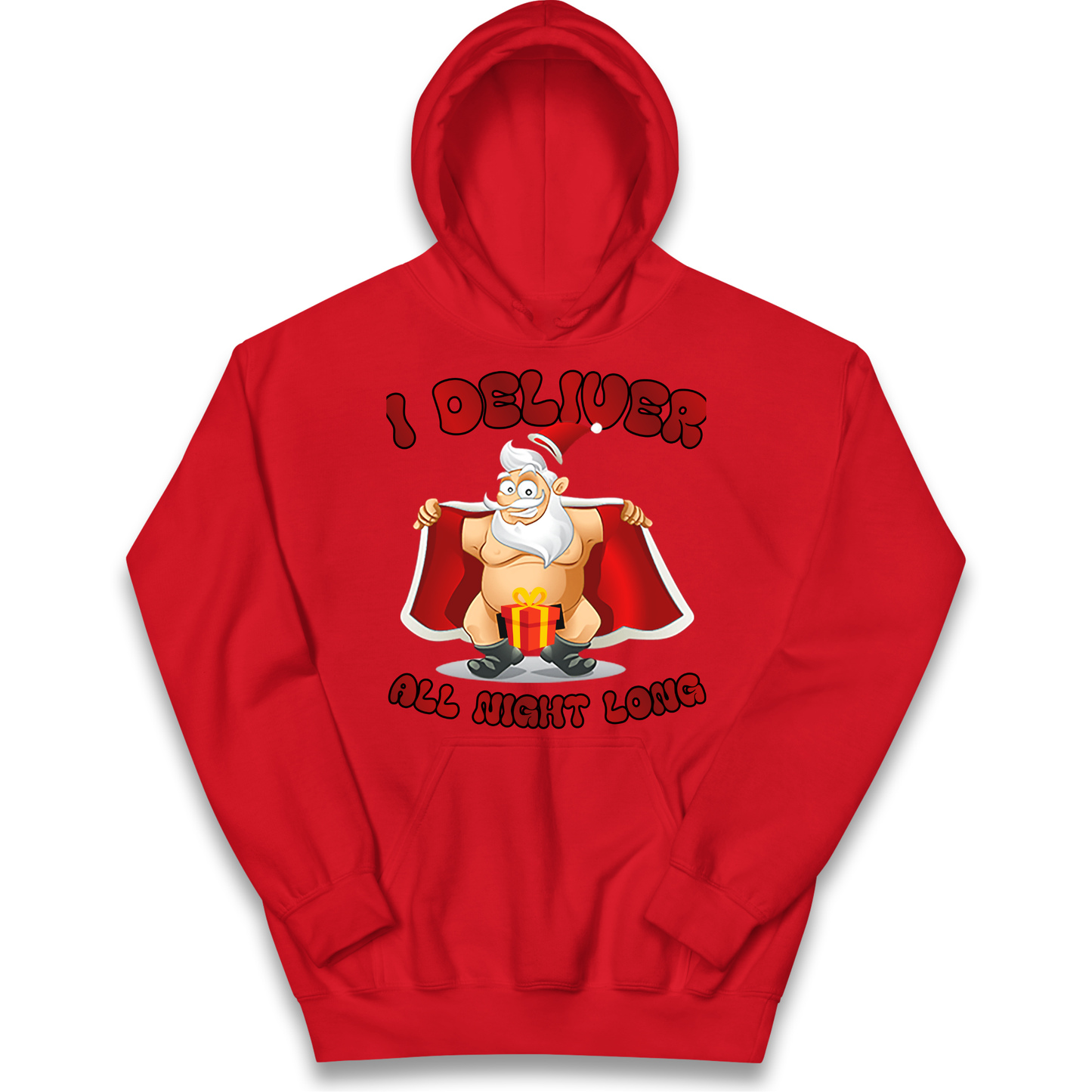 Santa Claus I Deliver All Night Long Christmas kids hoodie
